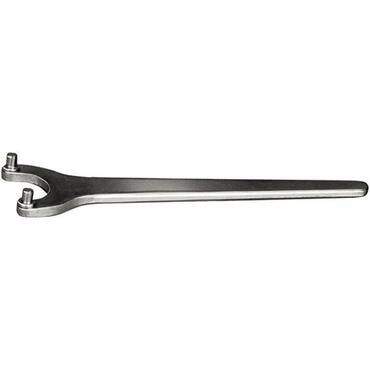 Straight caliper face wrench for right-angle grinders